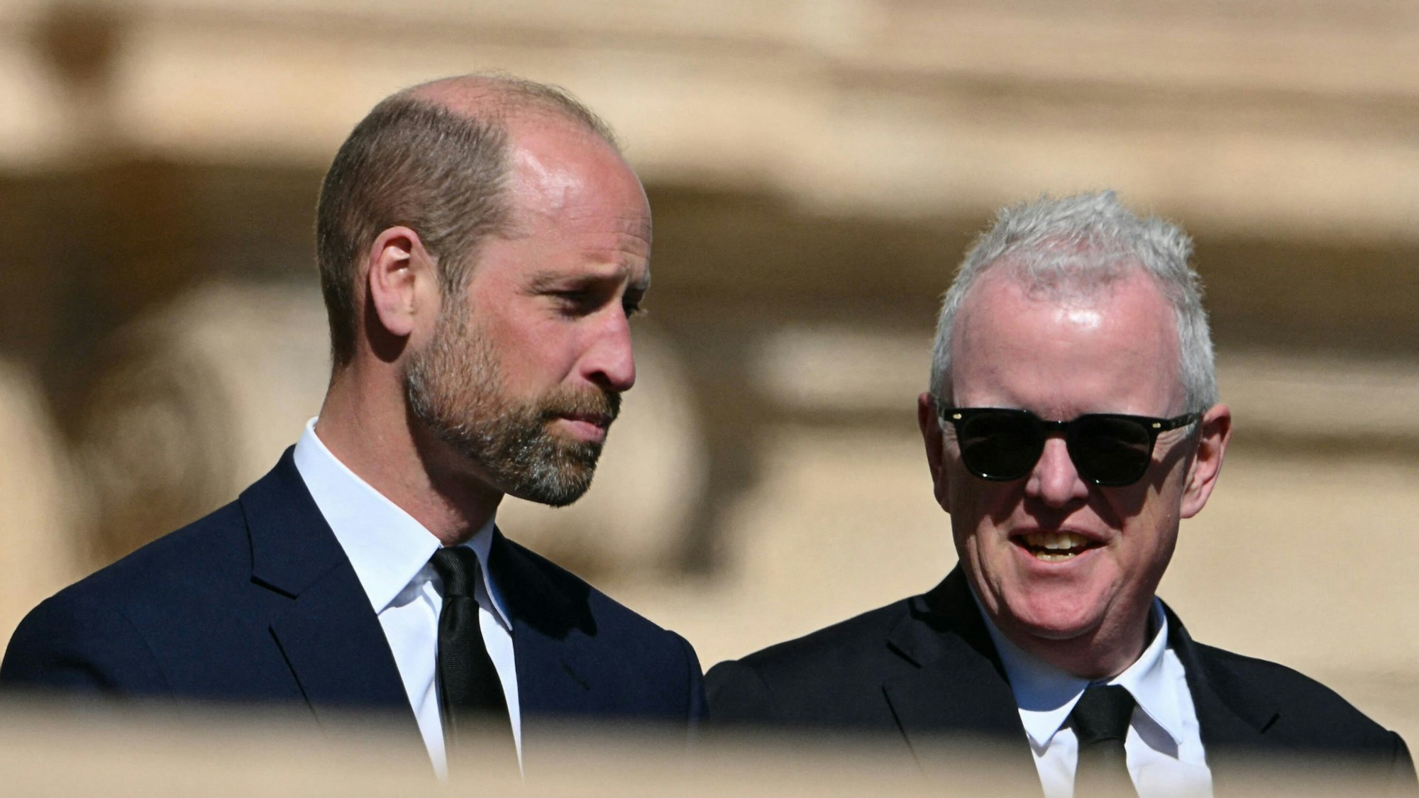 Der britische Thronfolger Prinz William erscheint zur Trauerfeier von Papst Franziskus.