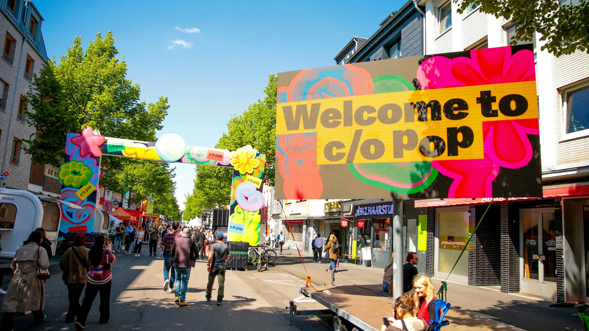 26.04.2025, Köln:c/o Pop Strassenfest 2025 auf der Venloer strasse. Foto:Dirk Borm