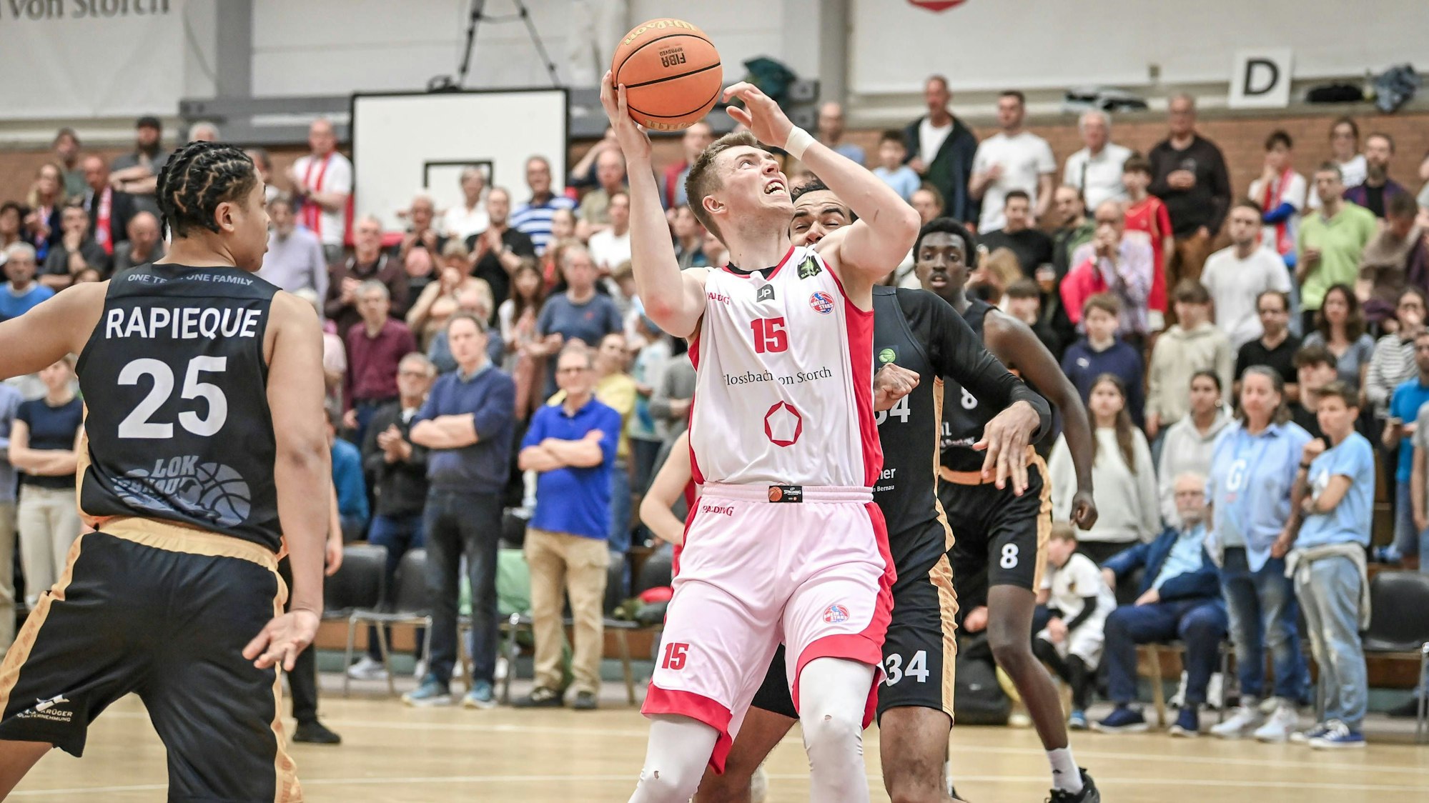 Barmer 2. Basketball Bundesliga ProB: Rheinstars Koeln vs. LOK BERNAU, 20.04.2025 Bjoern Rohwer RheinStars Koeln 15, Barmer 2. Basketball Bundesliga ProB: Rheinstars Koeln vs. LOK BERNAU am 20.04.2025 im ASV Koeln in Koeln Nordrhein-Westfalen *** Barmer 2 Basketball Bundesliga ProB Rheinstars Koeln vs LOK BERNAU, 20 04 2025 Bjoern Rohwer RheinStars Koeln 15 , Barmer 2 Basketball Bundesliga ProB Rheinstars Koeln vs LOK BERNAU on 20 04 2025 at ASV Koeln in Koeln North Rhine-Westphalia Copyright: xBEAUTIFULxSPORTS/Mueller-Laschetx