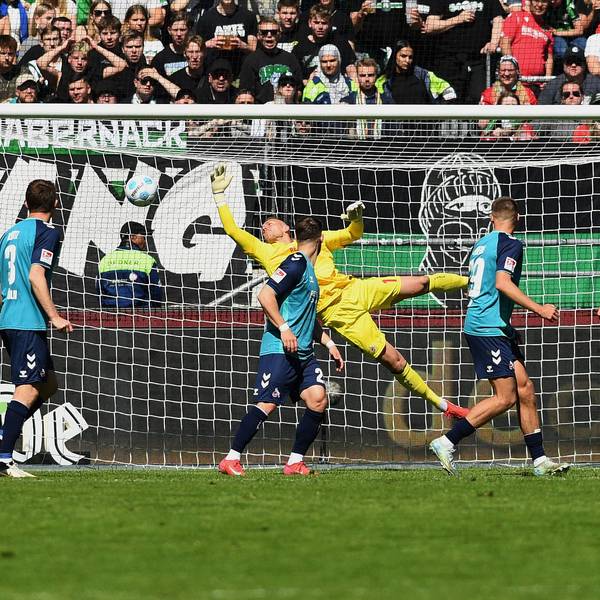 Unhaltbar für Kölns Marvin Schwäbe: Hannovers Lars Gindorf traf in der 57. Minute zur verdienten Führung in den Winkel.