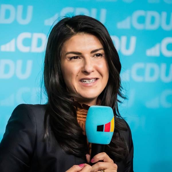 Serap Güler (CDU), Mitglied des Deutschen Bundestages, spricht bei einer Diskussionsveranstaltung. (Archivbild)
