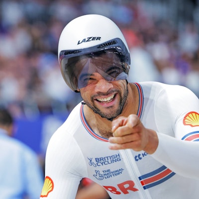 Sam Ruddock bei einem Wettkampf im Jahre 2023.