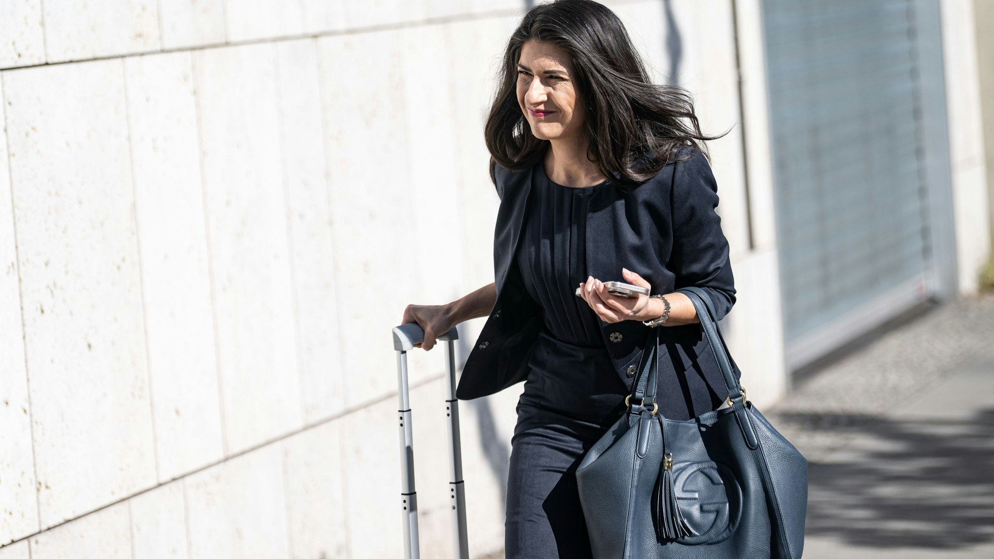 Serap Güler am Montag auf dem Weg zur Präsidiumssitzung der CDU.