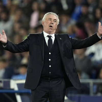 Real Coach Carlo Ancelotti.