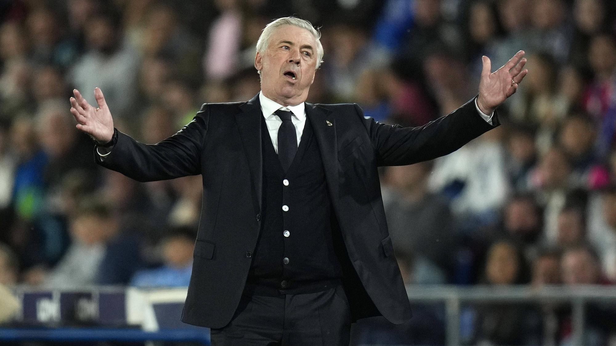 Real Coach Carlo Ancelotti.