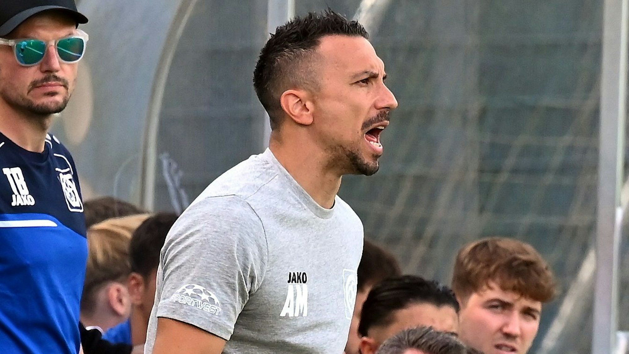 25.08.2024, Fussball-Bergfried Leverkusen-Ford Niehl
TR: Angelo Mazza (Niehl)
Foto: Uli Herhaus