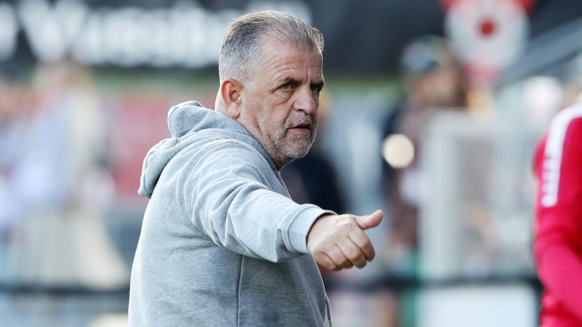 FC Viktoria Köln vs. FC Erzgebirge Aue, 3. Liga, Franz Wunderlich (Viktoria), 14.10.2023, Bild: Herbert Bucco