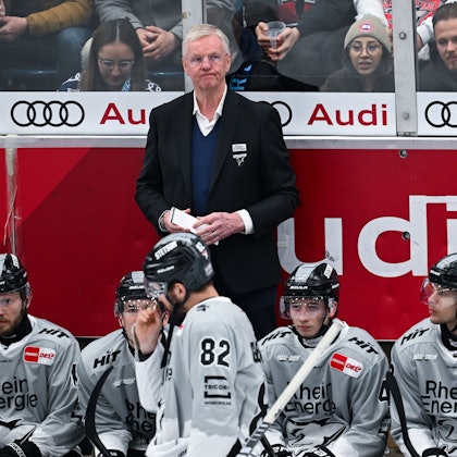 Die Enttäuschung ins Gesicht geschrieben: KEC-Coach Kari Jalonen