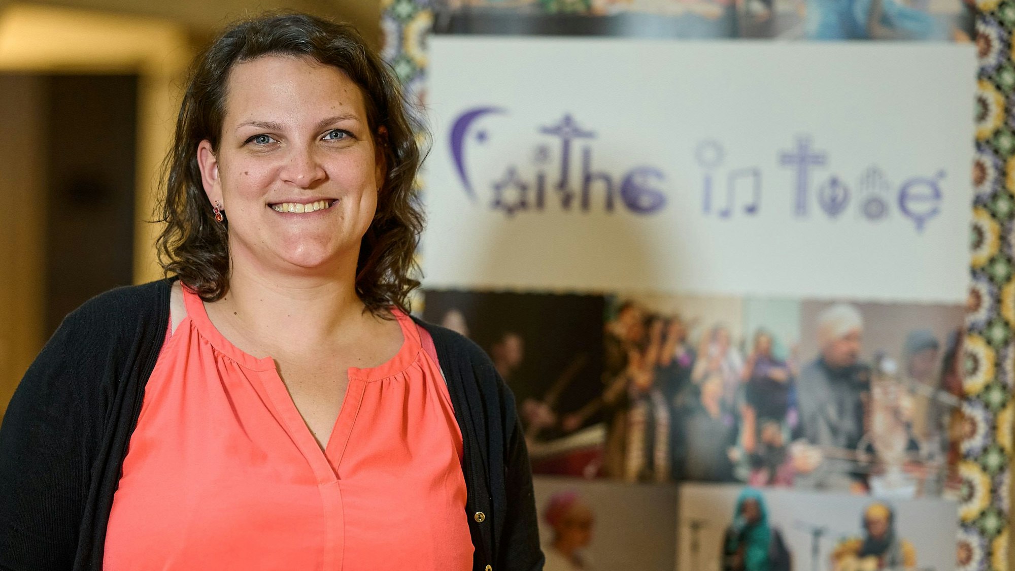 Anja Fahlenkamp von der Initiative Faiths in Tune, Organisatorin des Festivals der Religionen