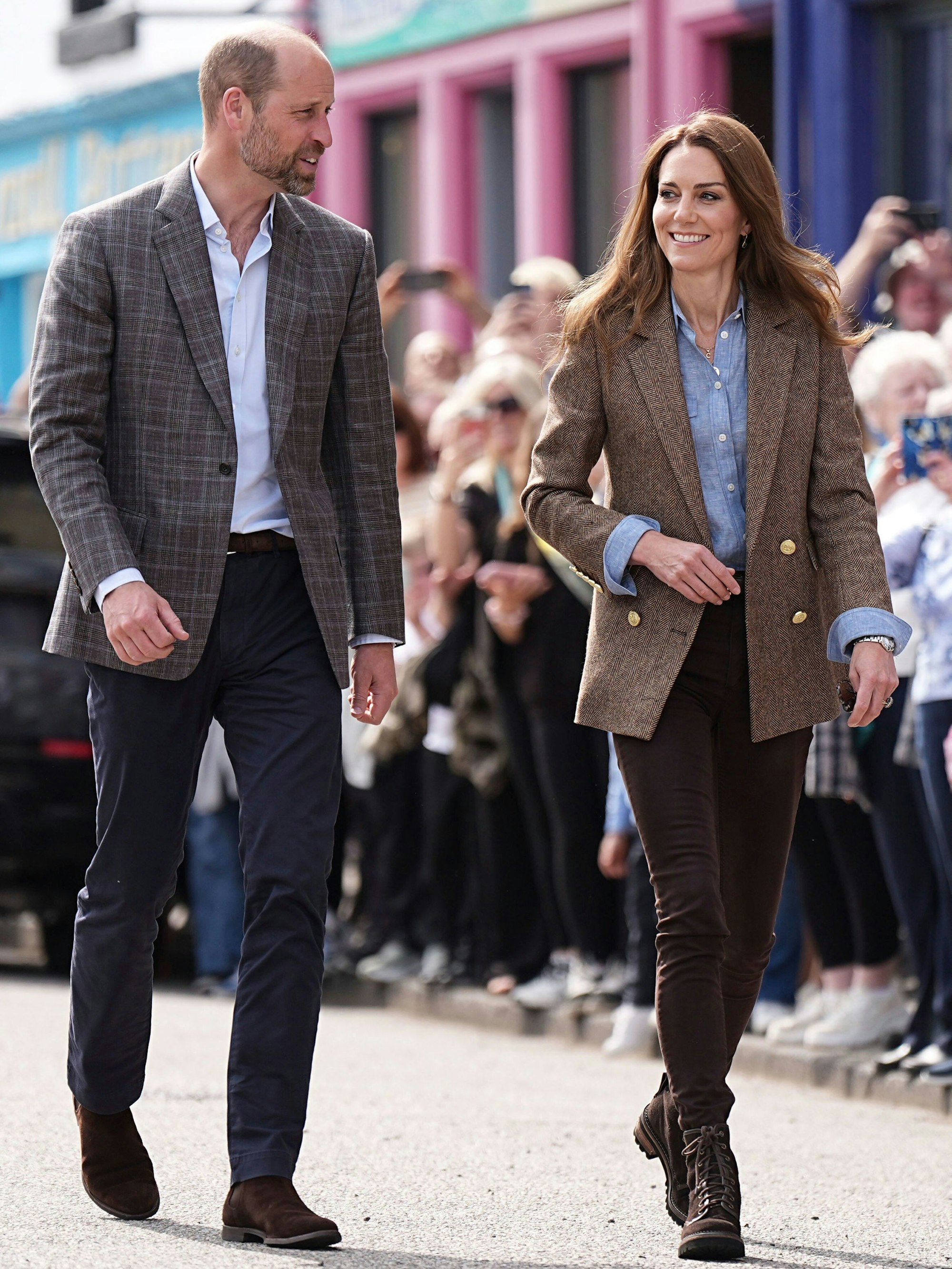 Prinz William und Prinzessin Kate in Schottland.