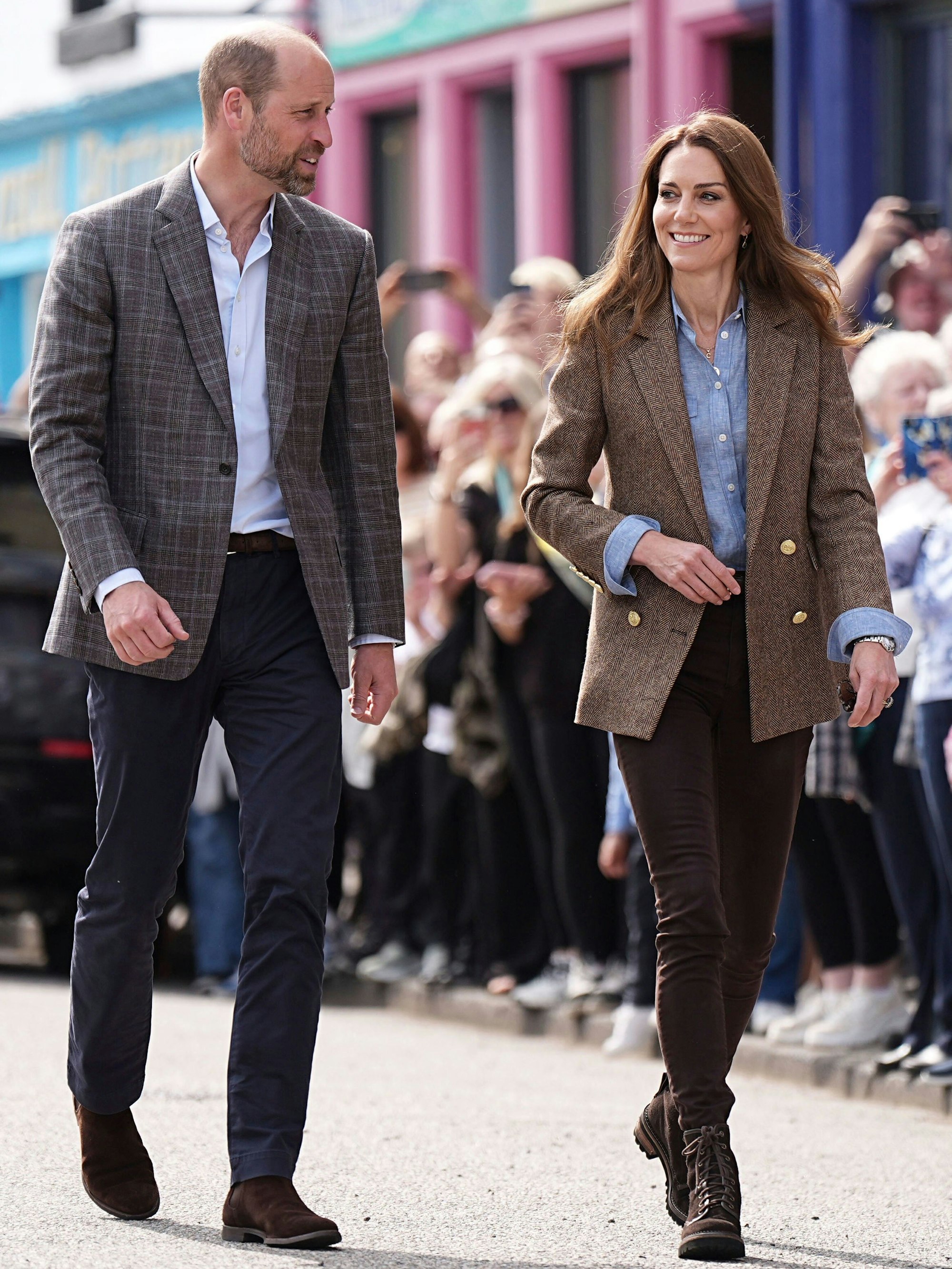 Prinz William und Prinzessin Kate in Schottland.