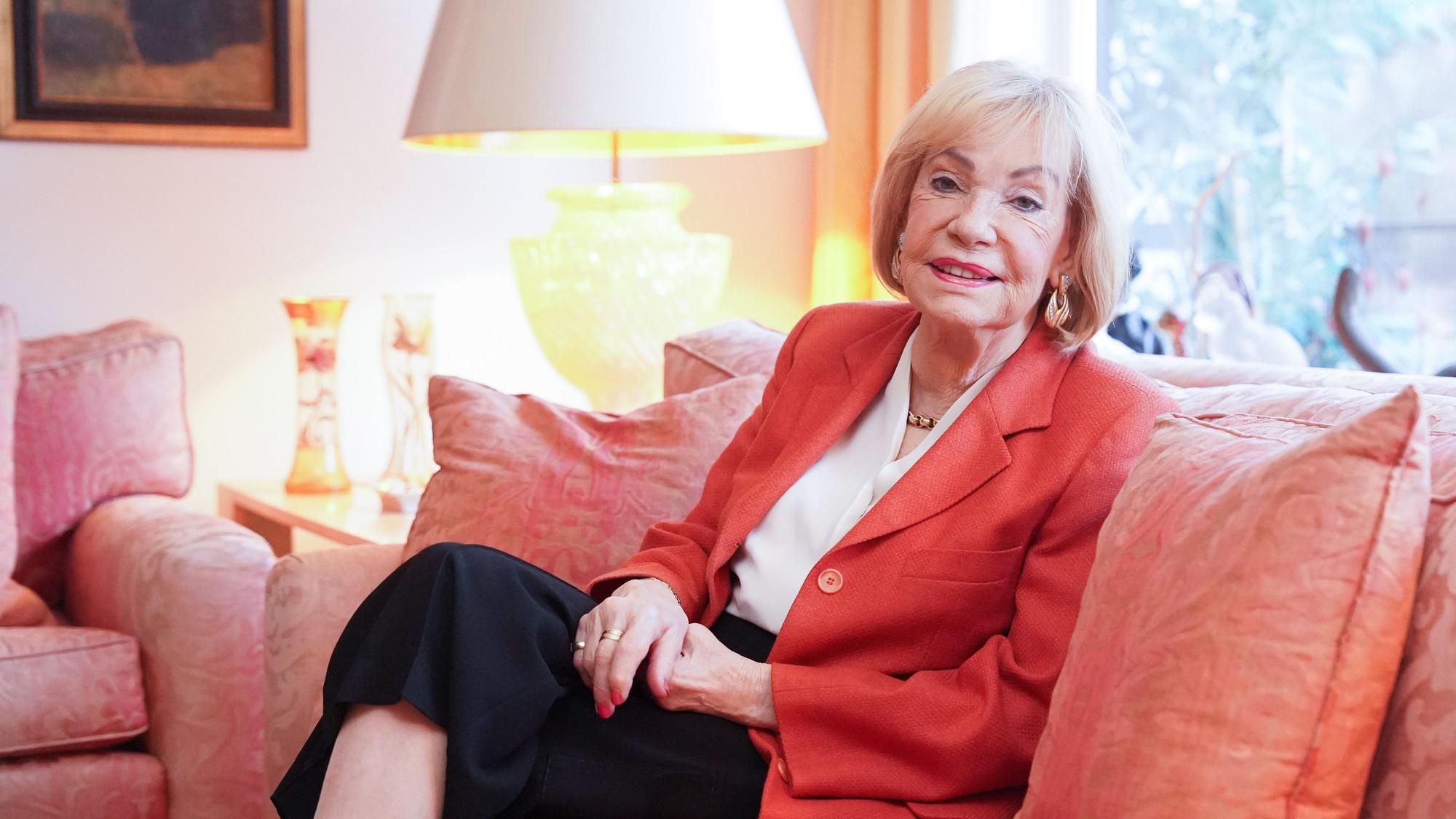Dagmar Berghoff während eines Fototermins.