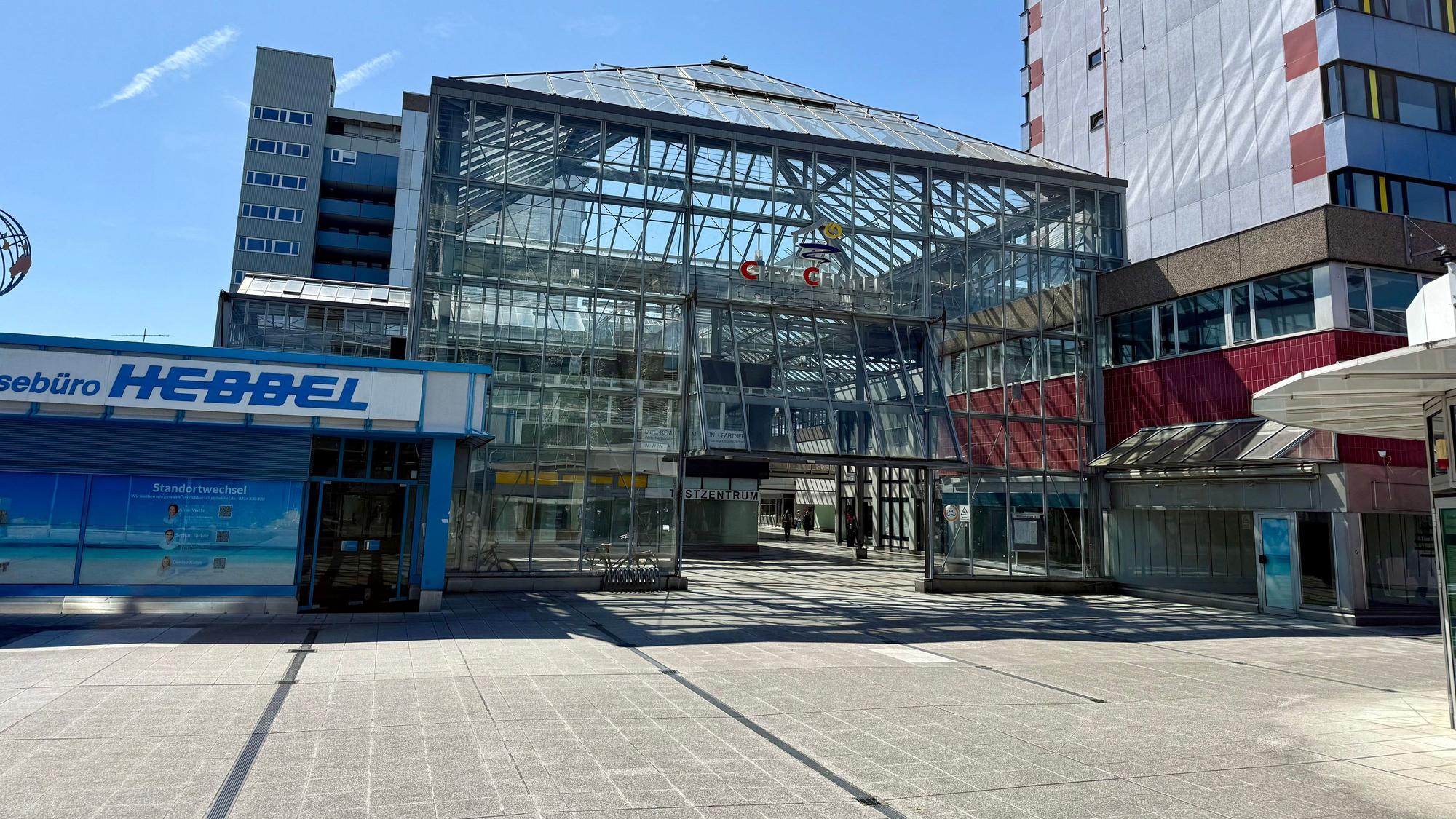 Der Platz zwischen Rialto-Boulevard und City C