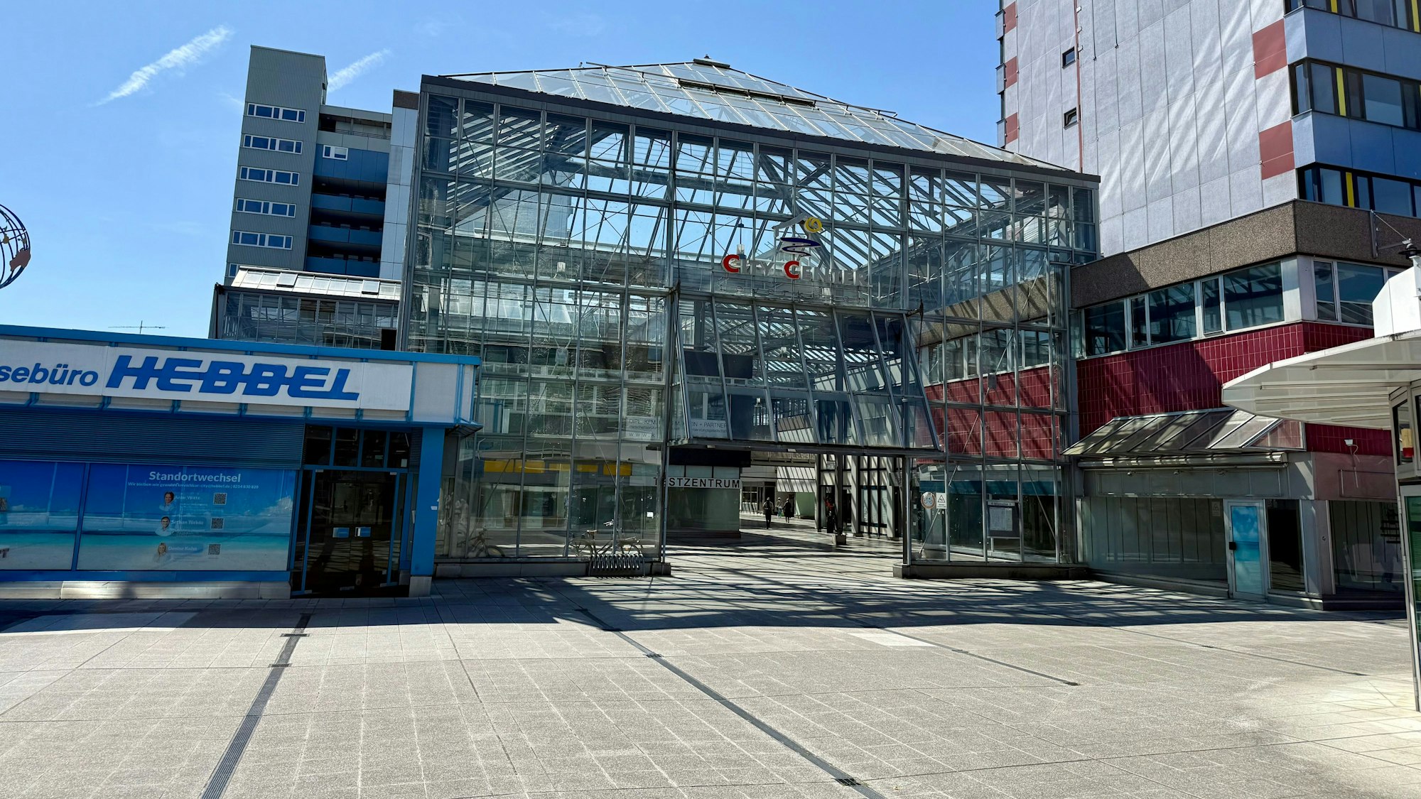 Der Platz zwischen Rialto-Boulevard und City C