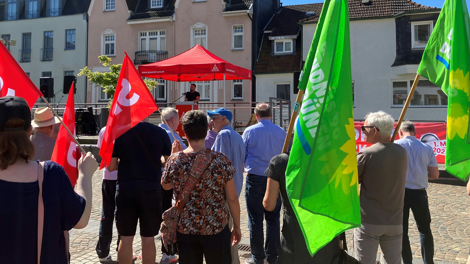 Maikundgebung in Gummersbach.