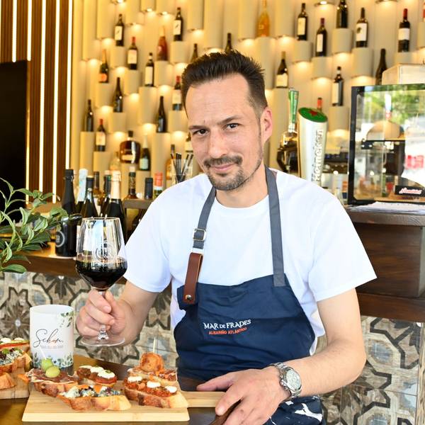 Chef Manuel Quintairos in seinem Restaurant „Carmen & Rosa 2“