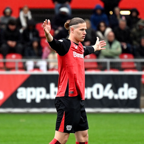 30.03.2025, Fussball-Bayer Leverkusen U19-Bochum U19
Artem Stepanov (Bayer)
Foto: Uli Herhaus