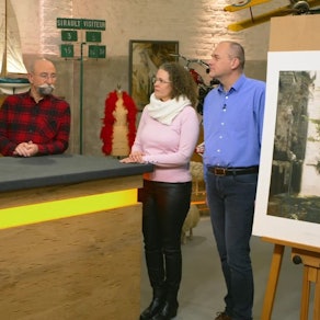 Peter und Daniela Sander (v.l.) mit Horst Lichter und Colmar Schulte-Goltz bei „Bares für Rares“.