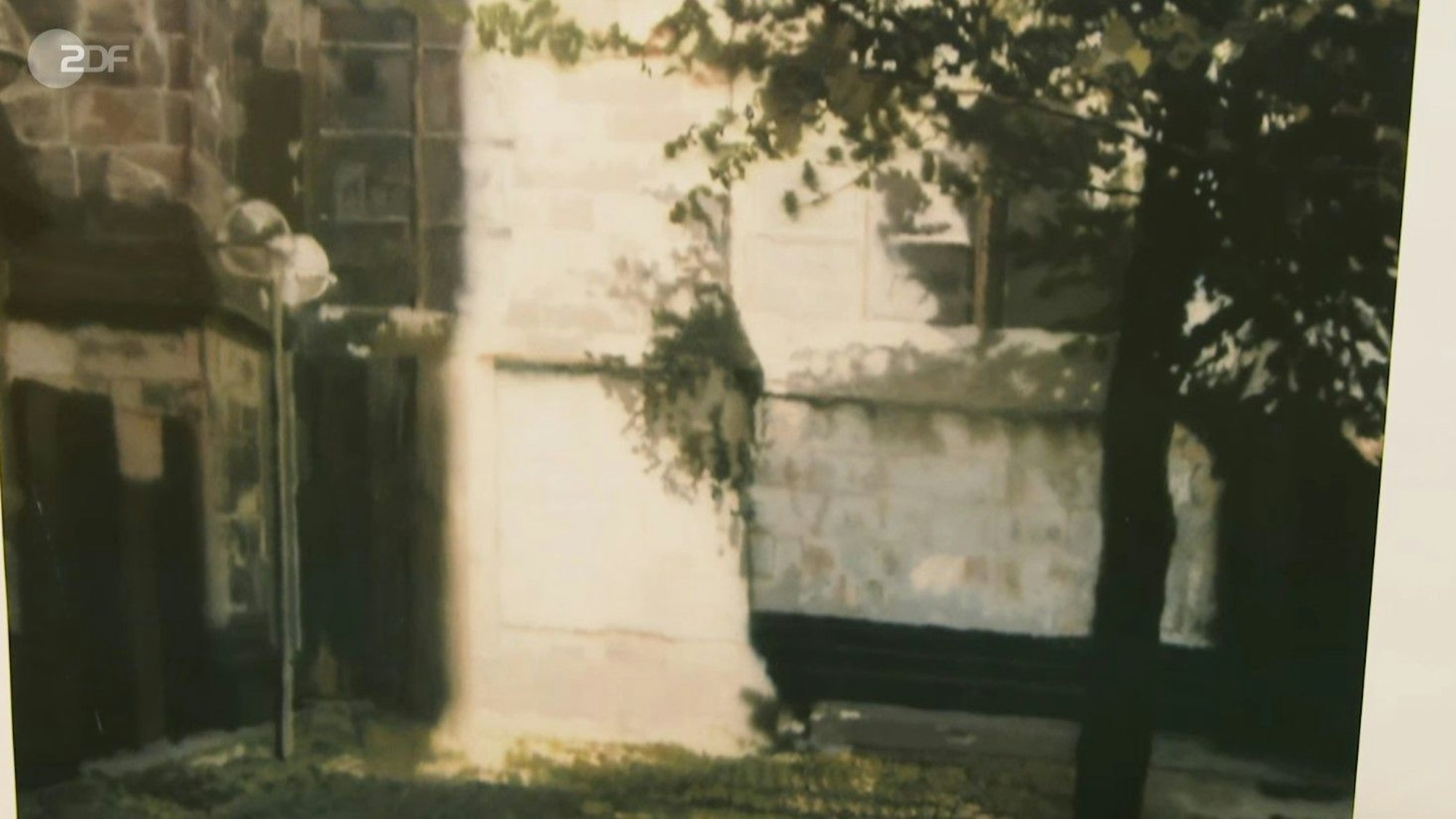 Die Dom-Ecke von Gerhard Richter bei „Bares für Rares“, ursprünglich mit Öl gemalt.