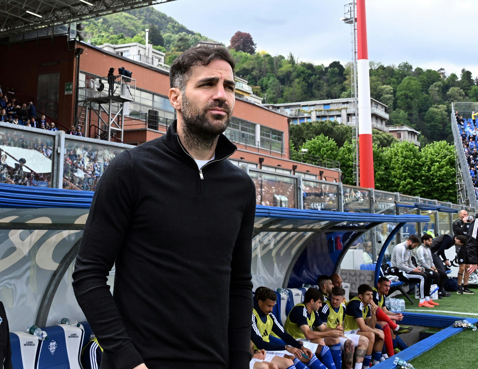 Cesc Fabregas als Trainer von Como Calcio in Italien