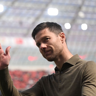 Geht er oder nicht? Leverkusens Trainer Xabi Alonso.