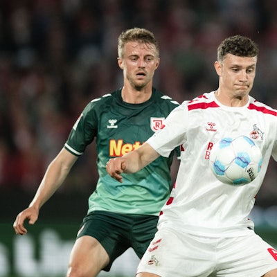 Eric Martel half am Samstagabend, die Regensburger aus dem Spiel zu halten.