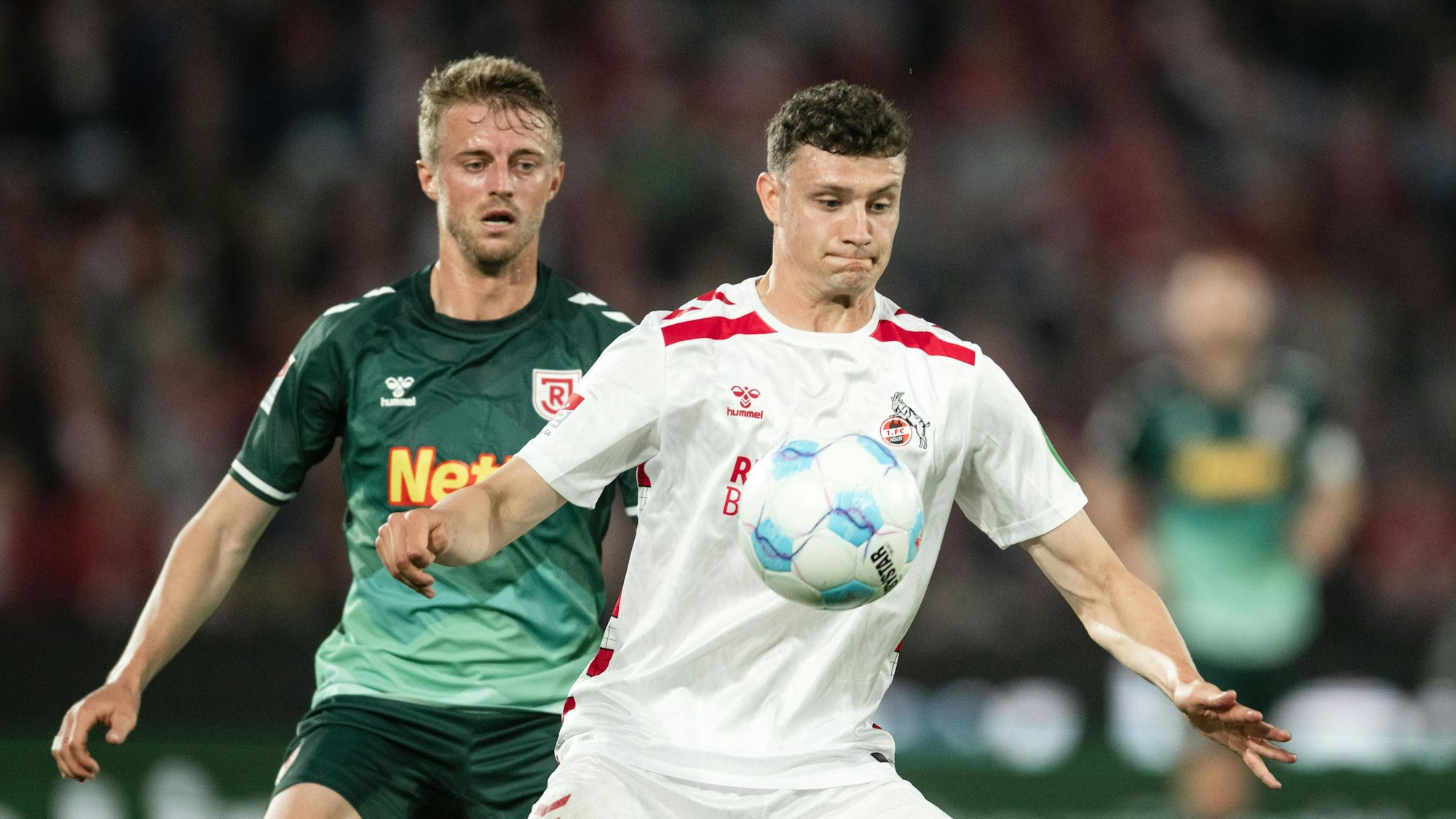 Eric Martel half am Samstagabend, die Regensburger aus dem Spiel zu halten.