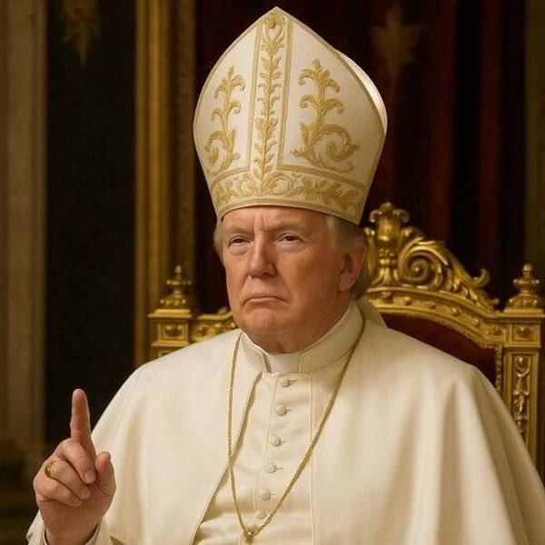 Donald Trump als Papst (KI-generiert)