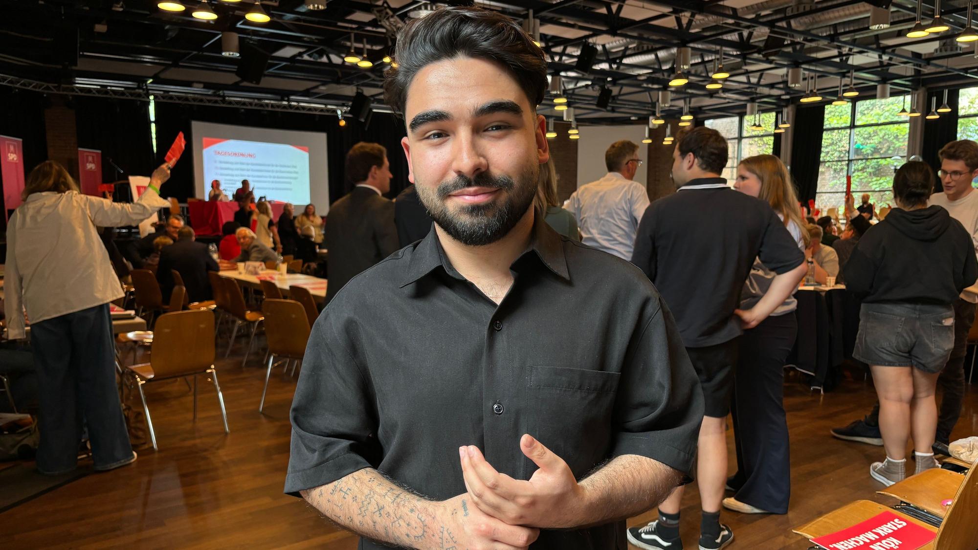 Sercan Bars, bei den Kommunalwahlen am 14. September SPD-Kandidat im Kölner Wahlkreis Kalk 1.