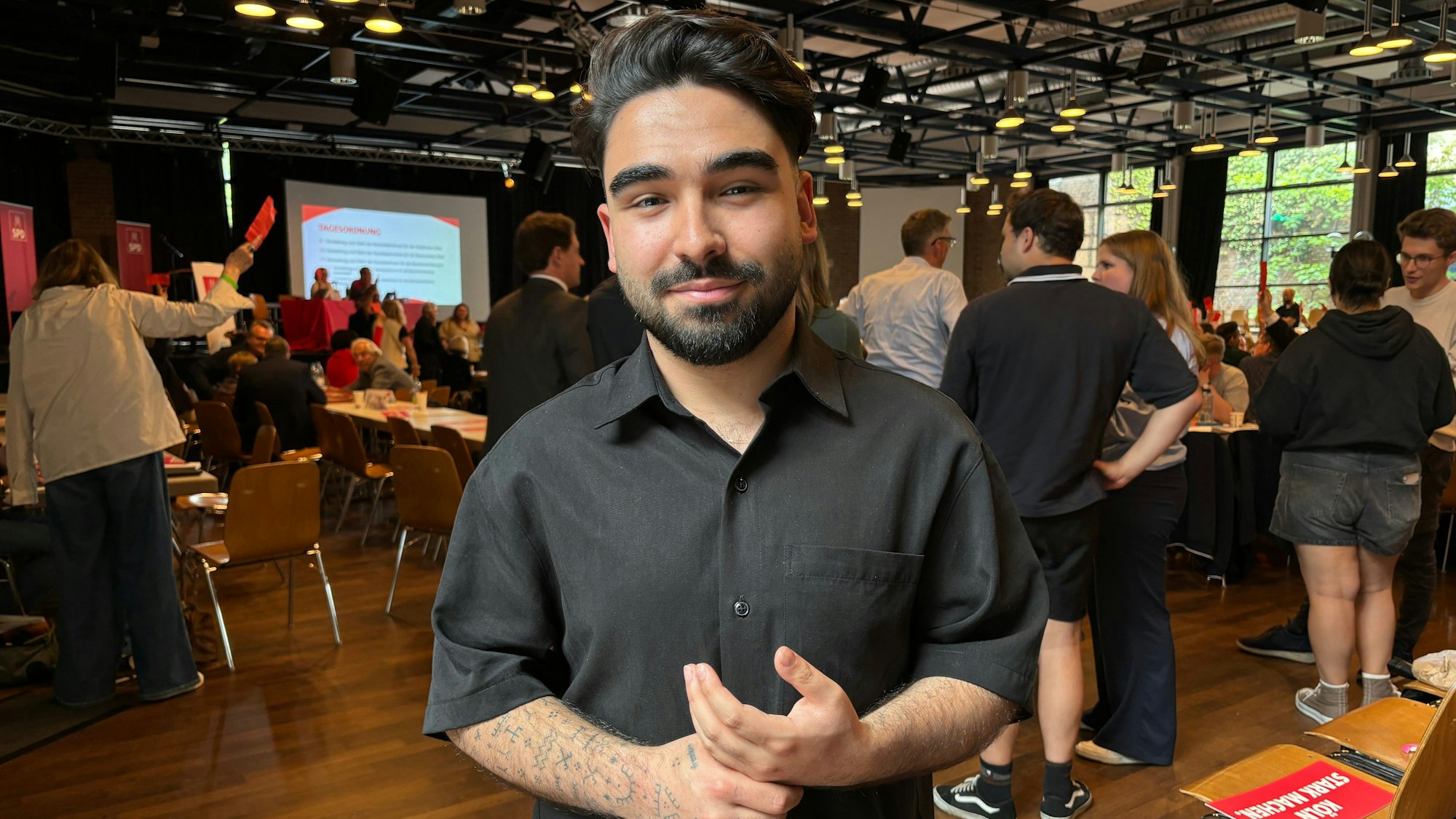 Sercan Bars, bei den Kommunalwahlen am 14. September SPD-Kandidat im Kölner Wahlkreis Kalk 1.