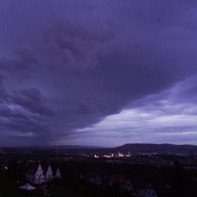 Ein Unwetter zog über mehrere Bundesländer - und sorgte für viele Schäden.