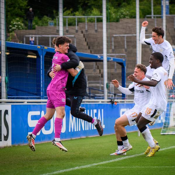 Bayer 04 Leverkusens U19 gewinnt Elfmeterschießen