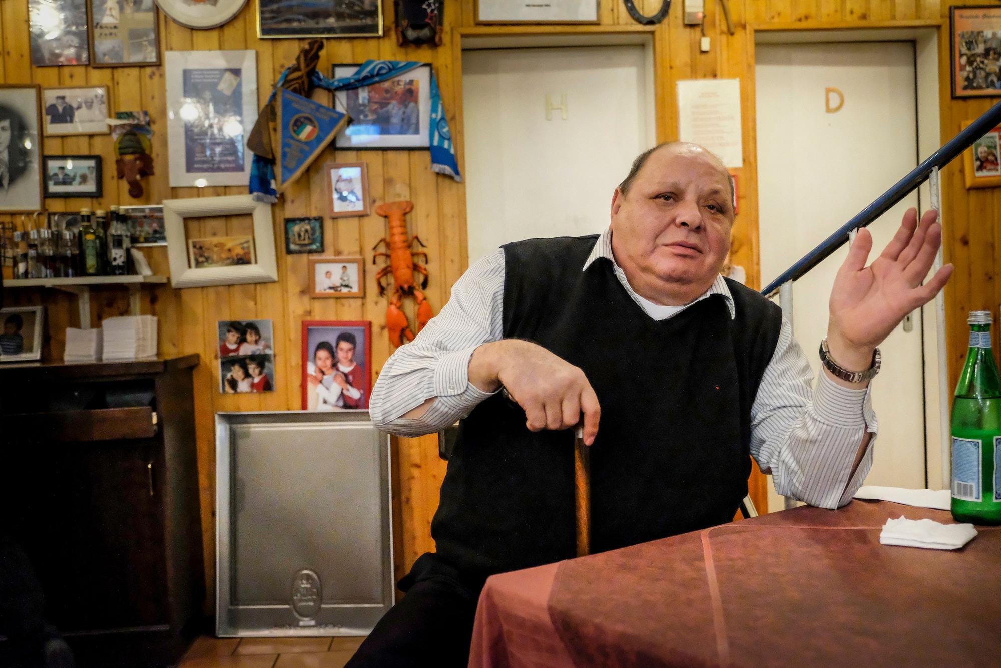Das Foto zeigt den verstorbenen Betreiber r des Restaurants „San Remo“, Michelangelo Petrarca, genannt Michel.