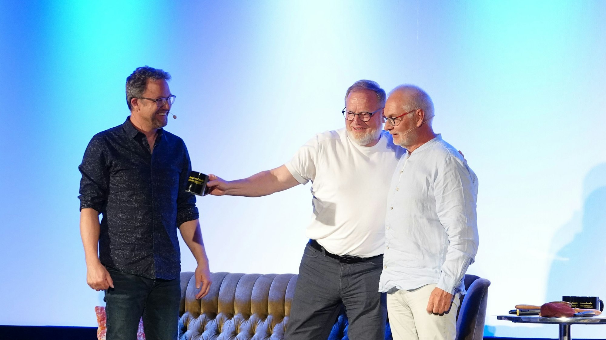 Folkert Hemmen (M.) ist Spezialist für die Bröltalbahn.