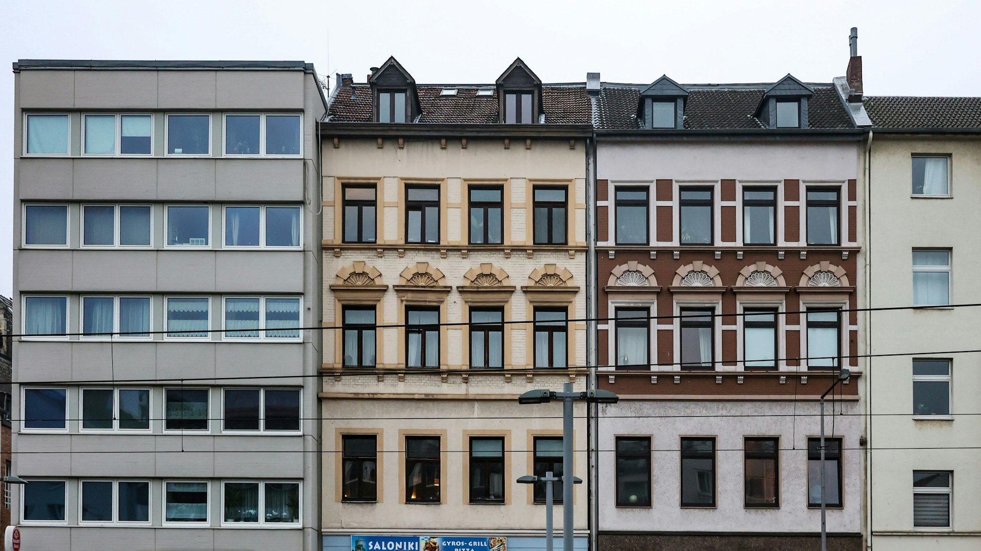 Fassaden von Wohnhäusern in Ehrenfeld