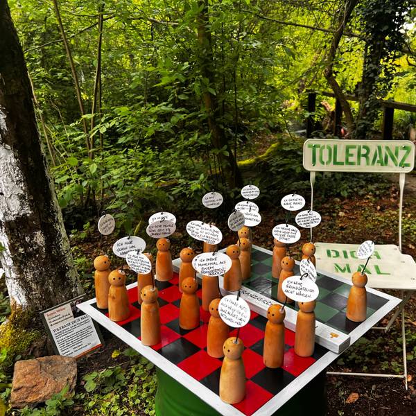 Rabea Welter entwickelte das Spiel „Toleranz dich mal“.