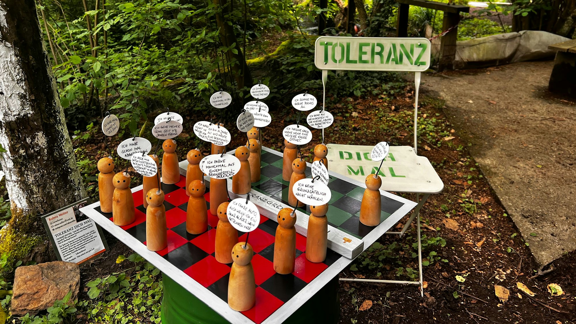 Rabea Welter entwickelte das Spiel „Toleranz dich mal“.