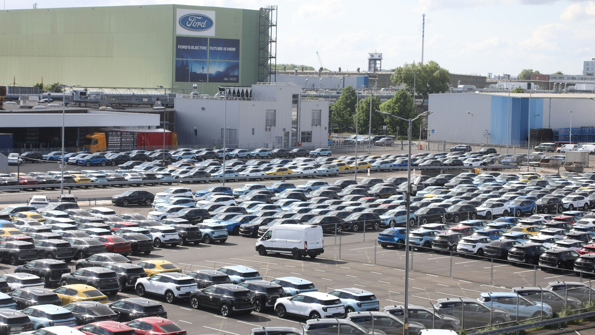 Das Ford Werk in Niehl.