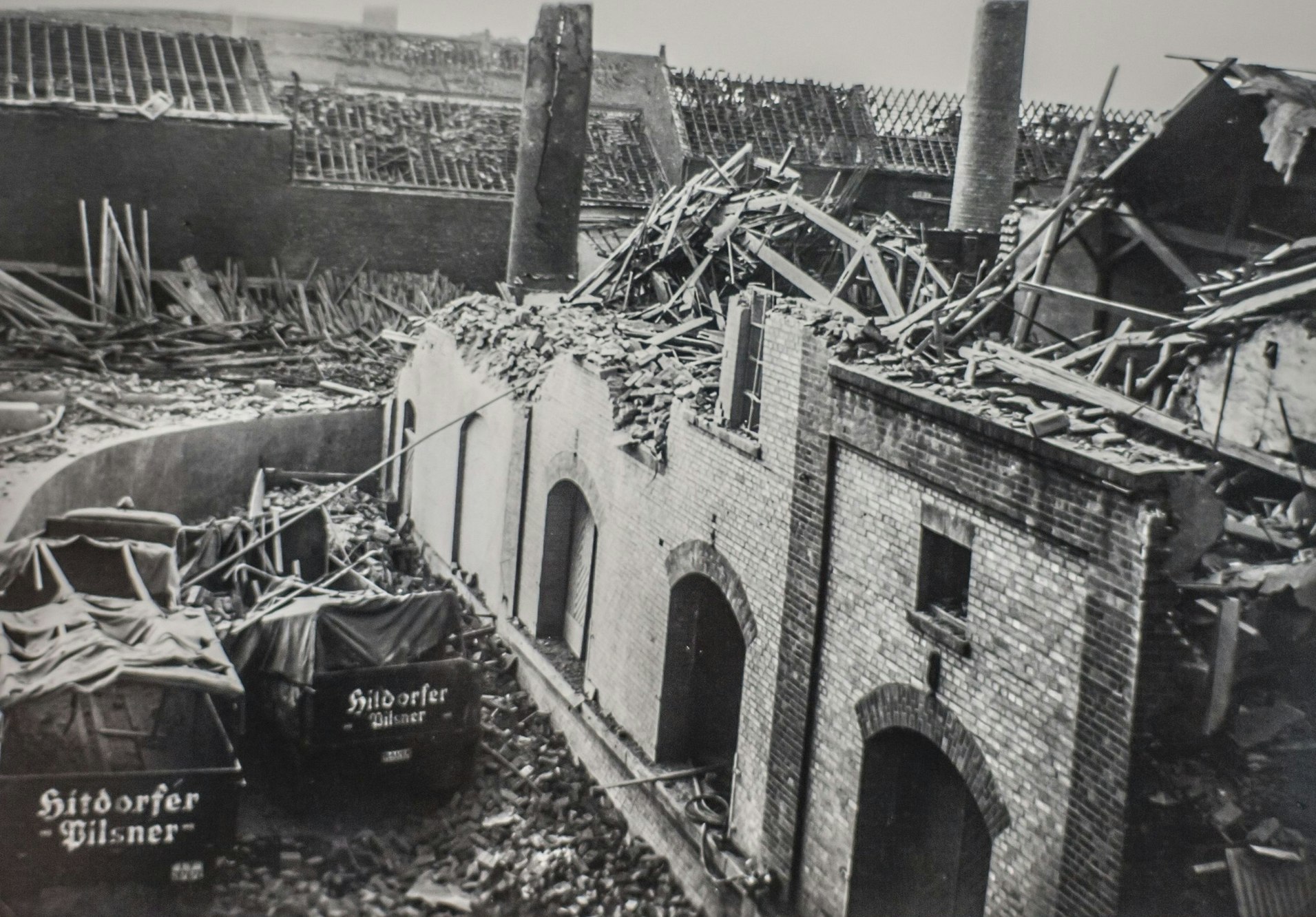 Brauerei zerstört, 1945
Thema hitdorf befreiung Foto: Ralf Krieger