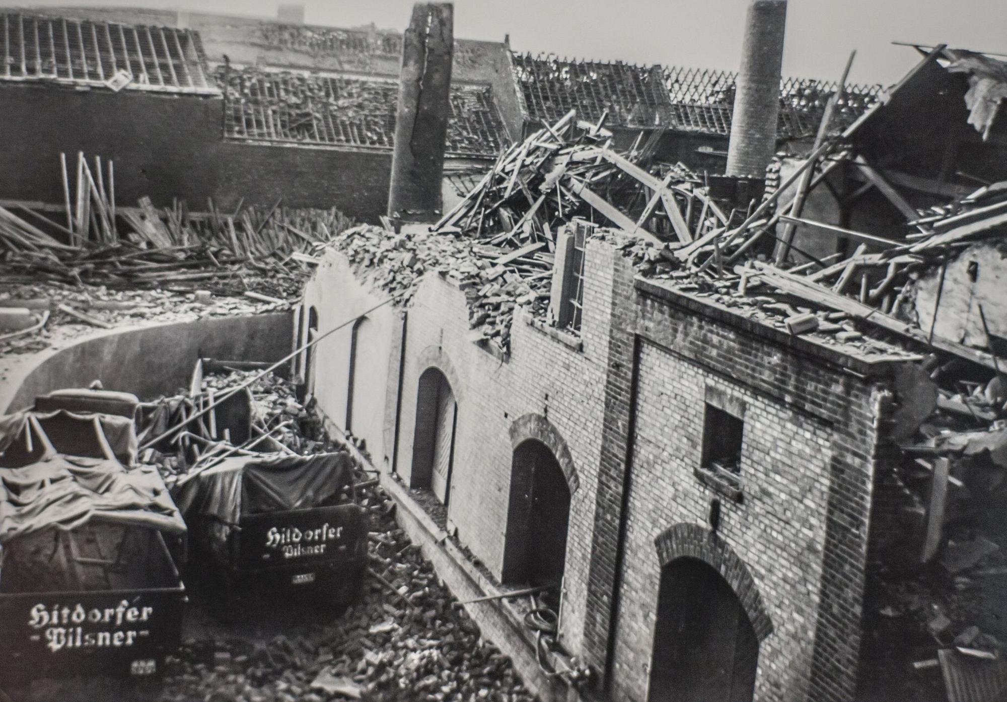 Brauerei zerstört, 1945
Thema hitdorf befreiung Foto: Ralf Krieger