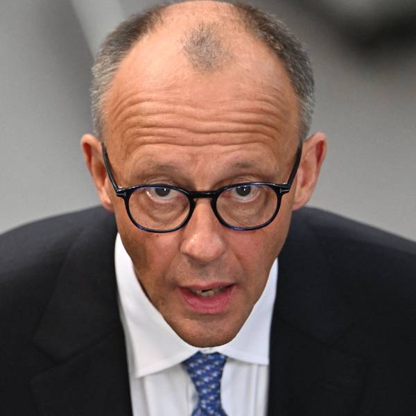 Friedrich Merz am Dienstagnachmittag im Bundestag.