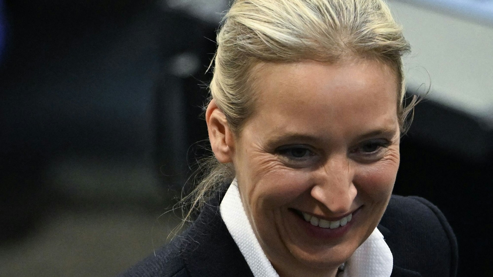 Alice Weidel war bester Laune