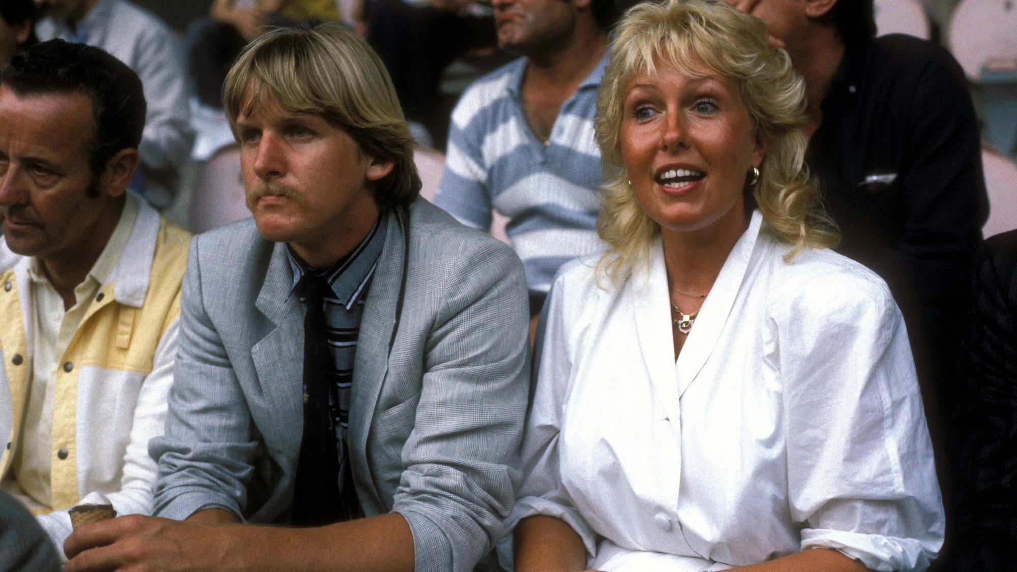 Bernd Schuster und seine erste Ehefrau und Managerin Gaby Schuster.