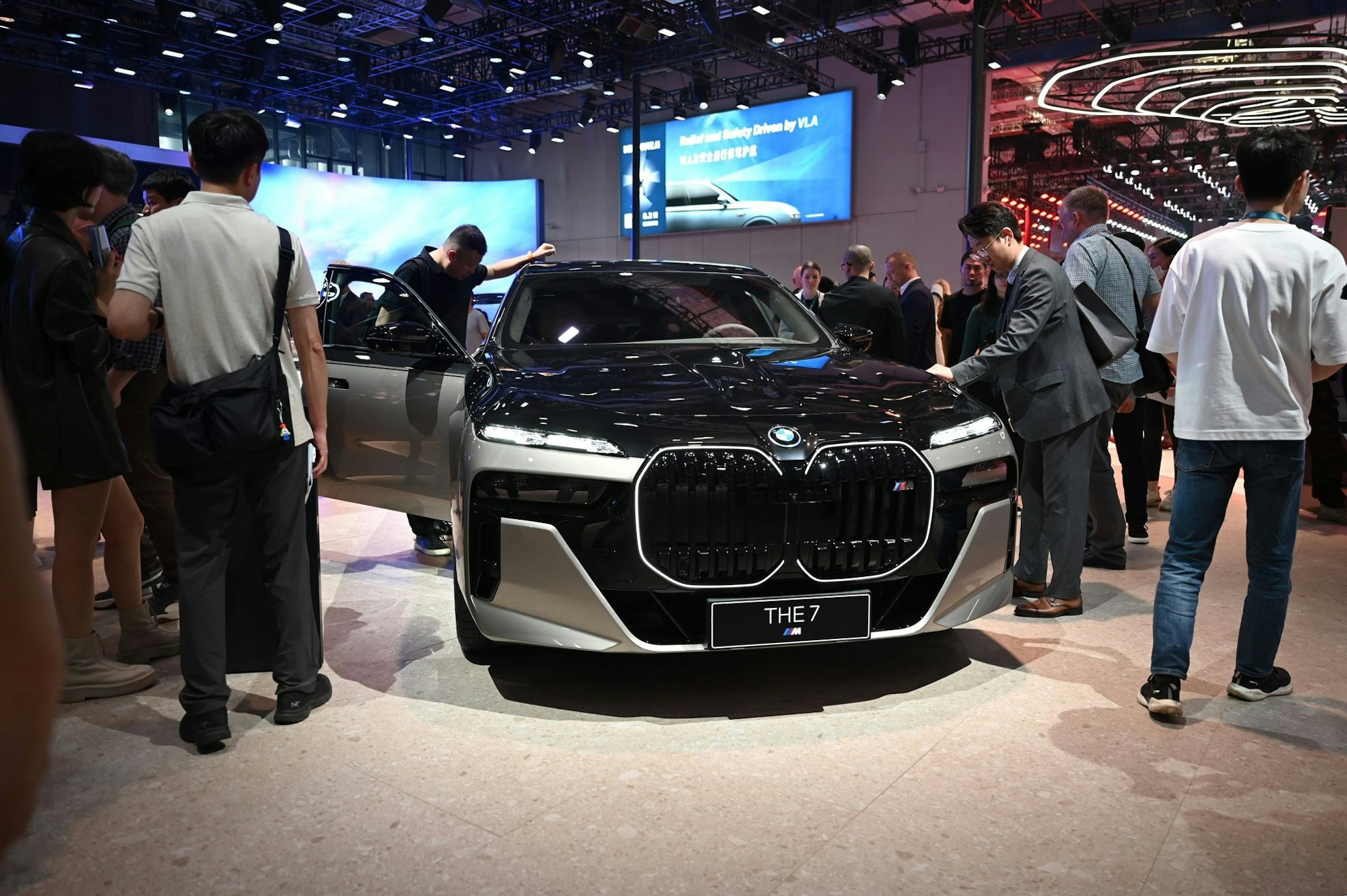 BMW auf der Automesse in Shanghai. China ist für deutsche Hersteller derzeit ein schwieriger Markt.