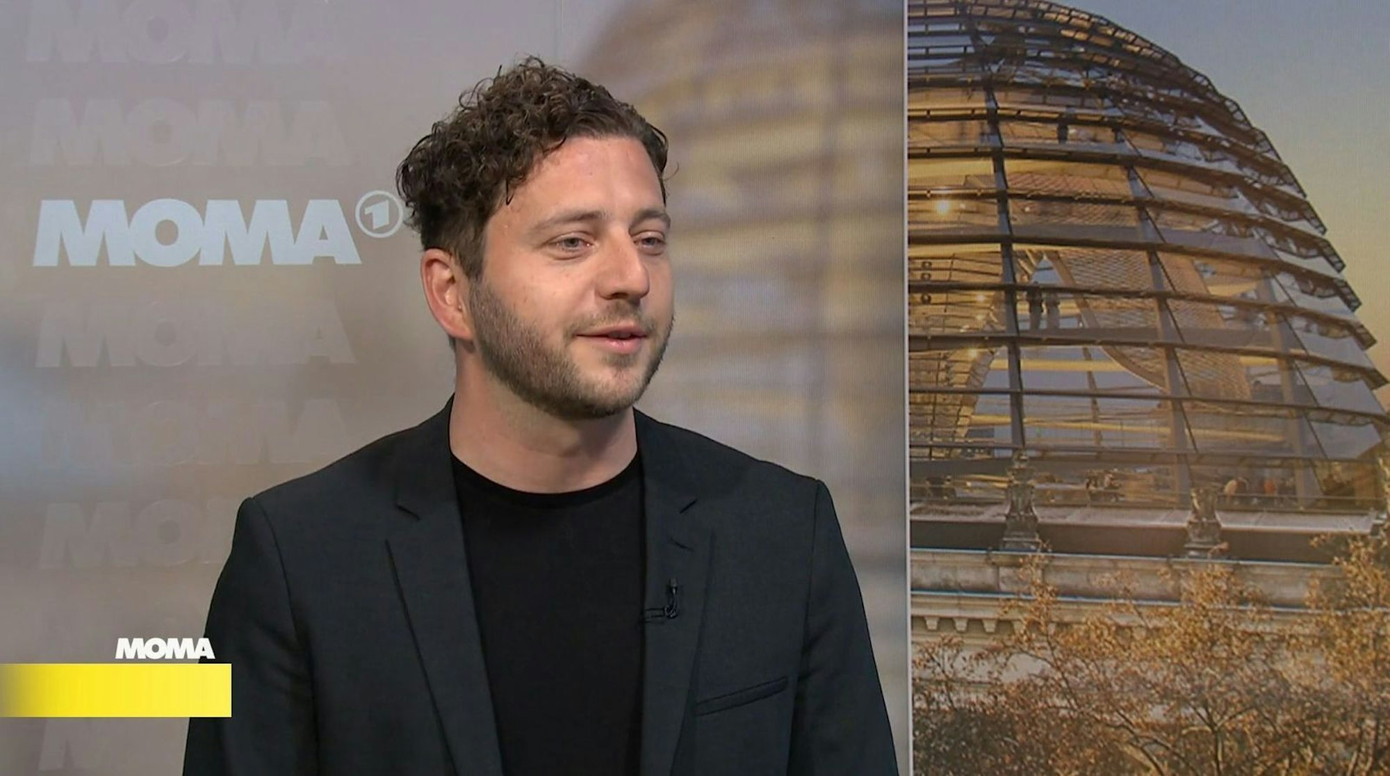 Felix Banaszak sagte in der ARD: „Wir haben uns vorgenommen, eine konstruktivere Oppositionspartei zu sein, als es Friedrich Merz selbst an den Tag gelegt hat.“ (Bild: ARD)