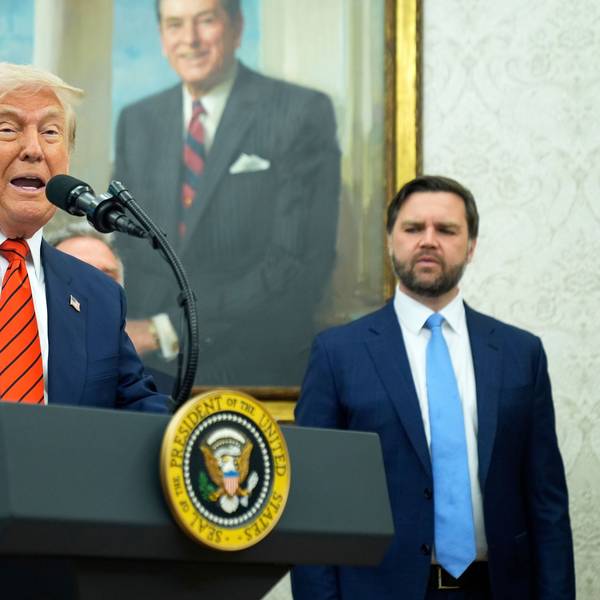 Kein Glückwunsch vom Präsidenten: Donald Trump empfing am Dienstag den neuen kanadischen Premierminister Mark Carney. Den neuen deutschen Kanzler erwähnte er mit keinem Wort. . / SIPA USA/