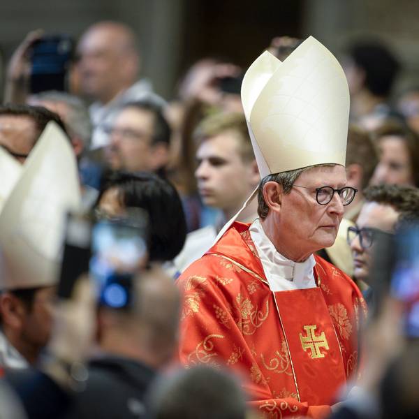 07.05.2025, Vatikan, Vatikanstadt: Der Kölner Kardinal Rainer Maria Woelki nimmt an der Messe vor Beginn des Konklave teil.