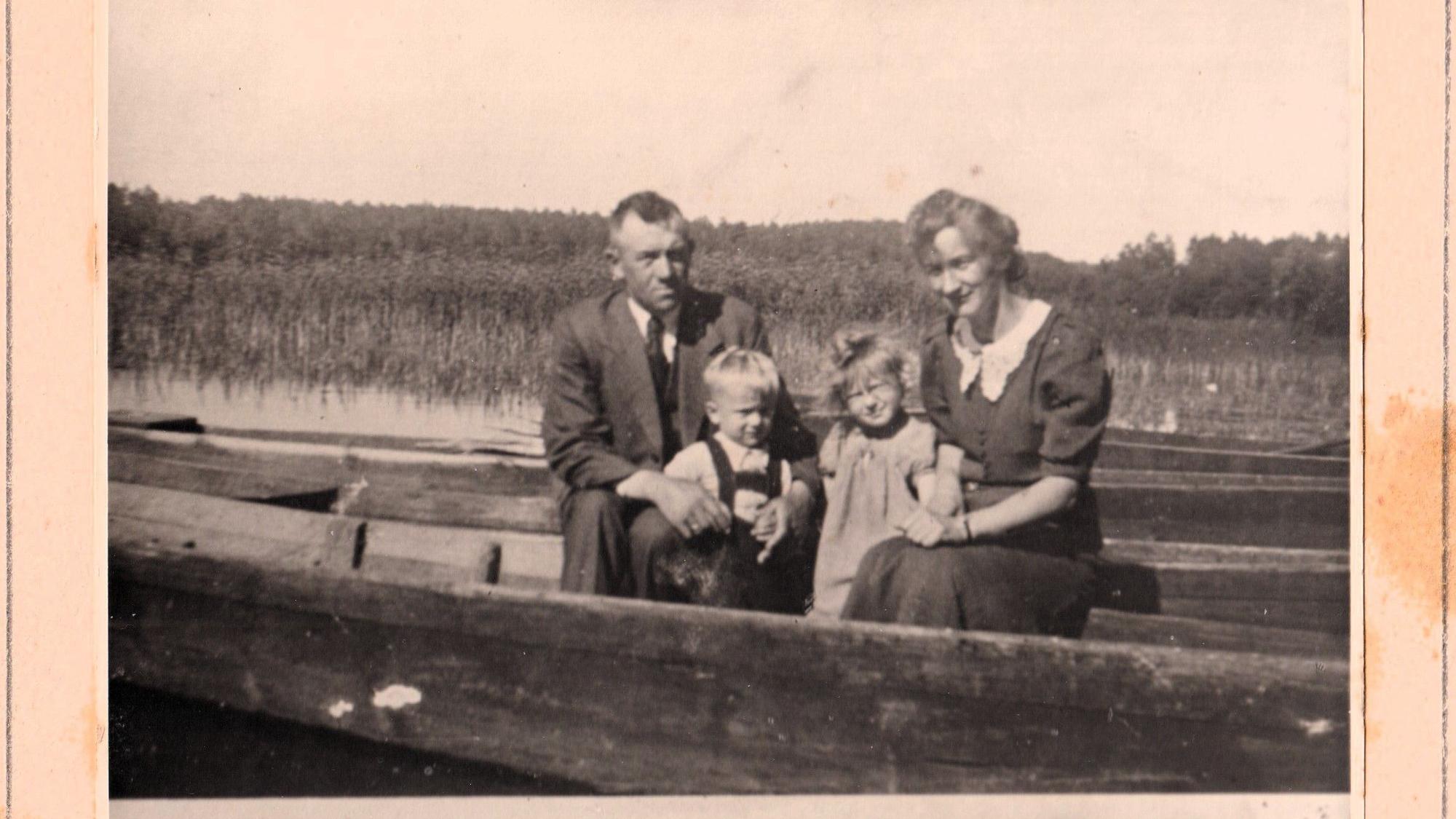 Kahnpartie der Familie Grunert