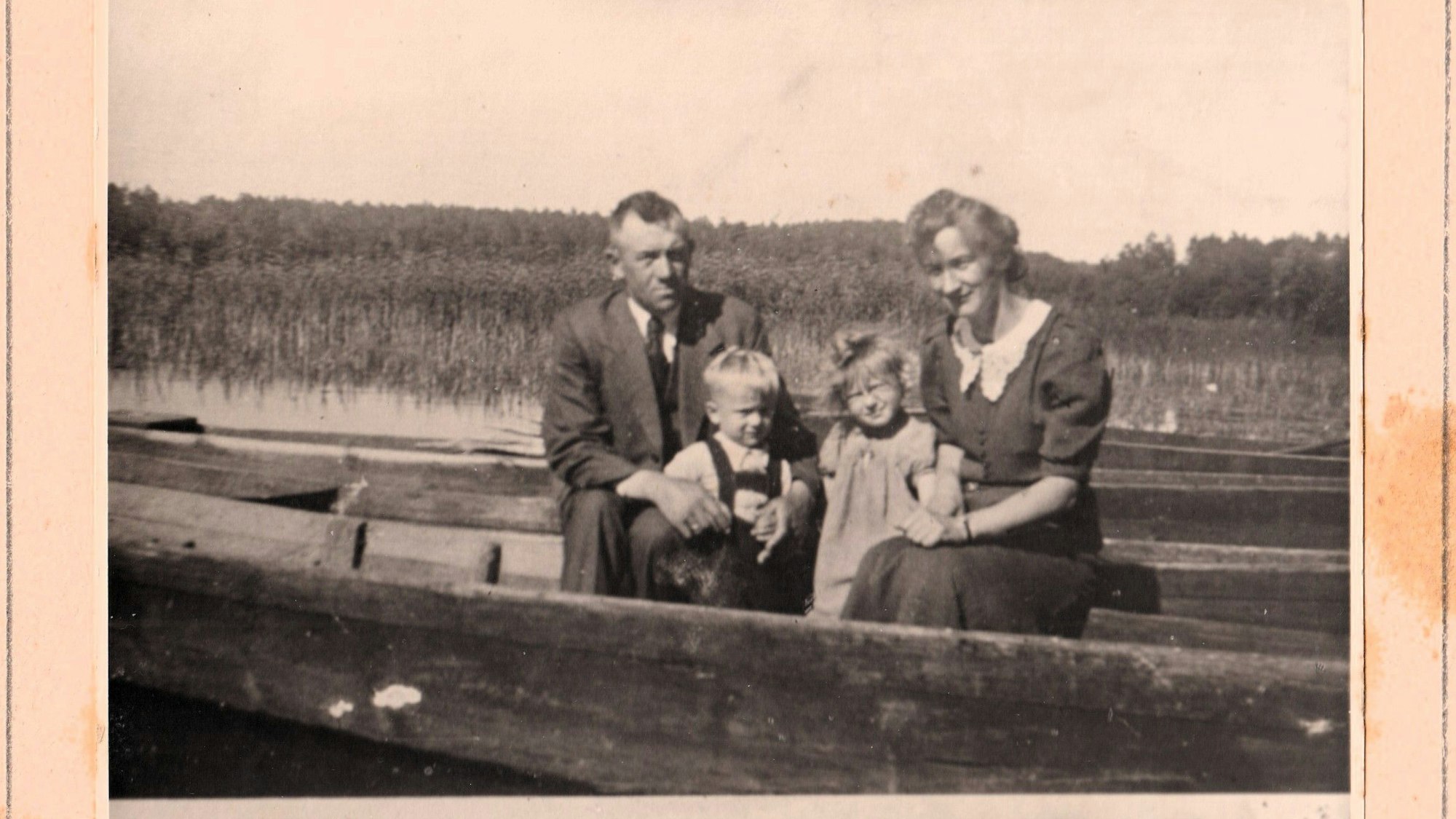 Kahnpartie der Familie Grunert