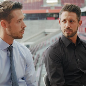 Zum Verwechseln ähnlich: Jan-Sebastian Uth (links) vom 1. FC Niederkassel II und Bruder Mark vom 1. FC Köln